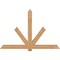 Ekena Millwork Kennewick Timber Gable Bracket, Western Red Cedar, 84"W x 56"H x 5 1/2"D x 5 1/2"F, 16/12 Pitch GBW084X56X0606KEN00SWR - alternate 1